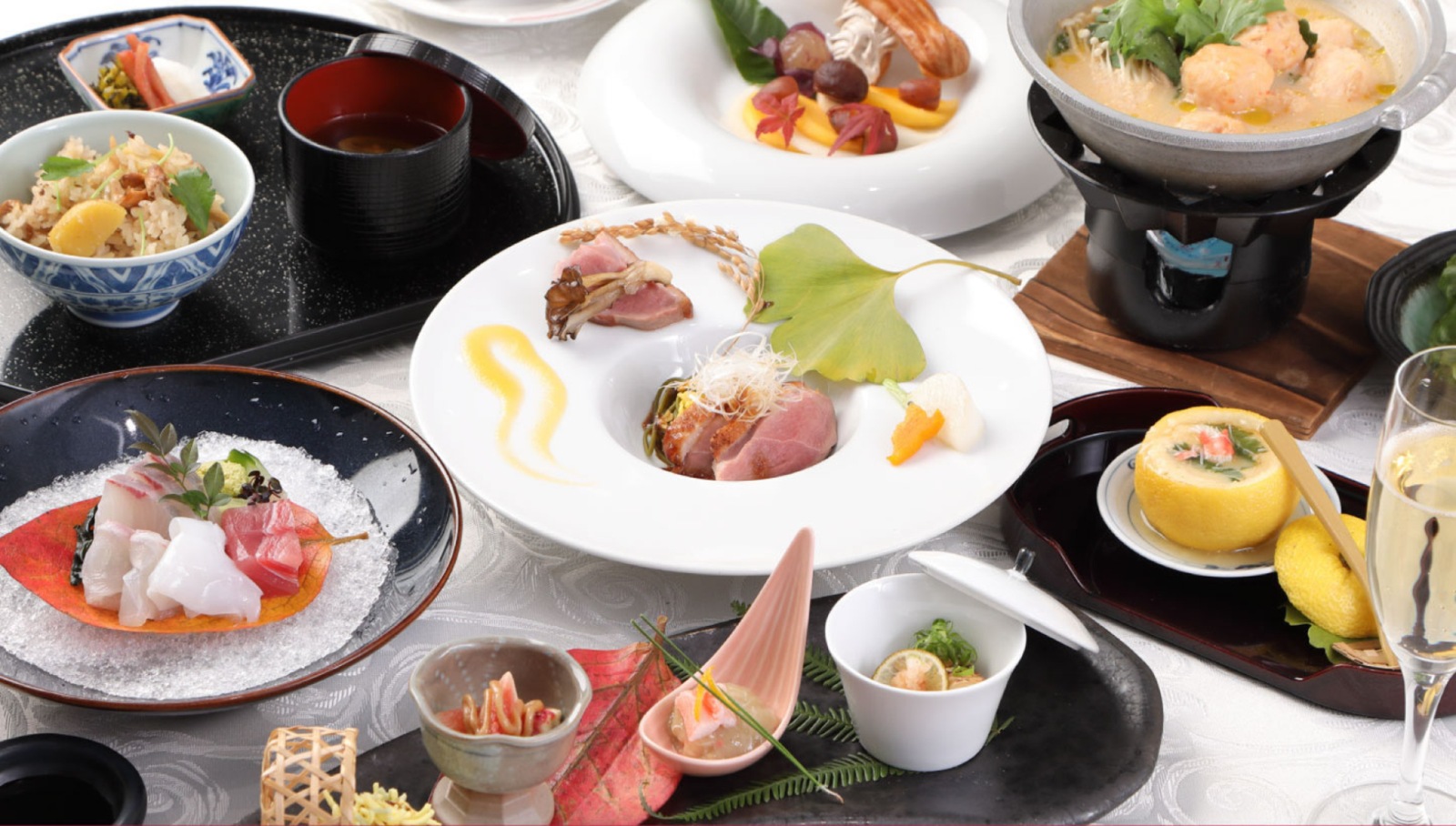 彩り豊かなオーダー会席料理